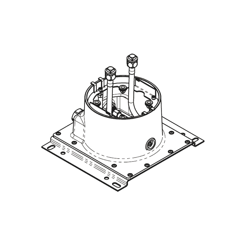 SERIES SPECIFIC Matte Black Sprays & shower systems: Rain shower for