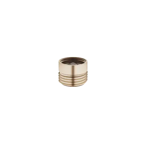 Adapter für Brauseabgang 3/8" x 1/2" - Light Gold gebürstet (PVD) - 12 202 979-27