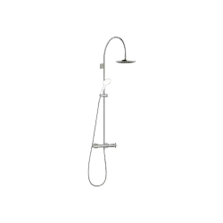 TARA Showerpipe mit Brause-Thermostat ohne Handbrause FlowReduce 220 mm - Platin - 34 463 892-08