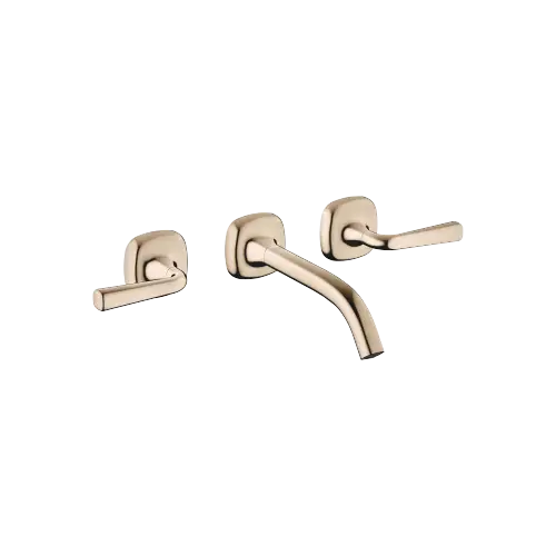 COYA Robinetterie murale pour lavabo sans garniture d’écoulement - Champagne (Or 22cts) - 36 712 414-47