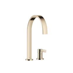 MEM Zweilochbatterie mit Einzelrosetten - Champagne (22kt Gold) - 32 815 682-47