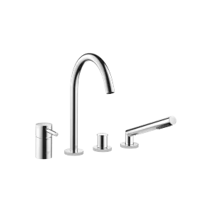 META Mélangeur bain/douche à 4 trous pour montage sur gorge ou hors baignoire - Chrome - 27 632 661-00