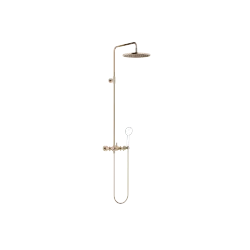 TARA Showerpipe without hand shower 300 mm - Brushed Champagne (22kt Gold) - 26 623 892-46