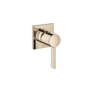Concealed single-lever mixer with cover plate - Champagne (22kt Gold) - 36 060 670-47