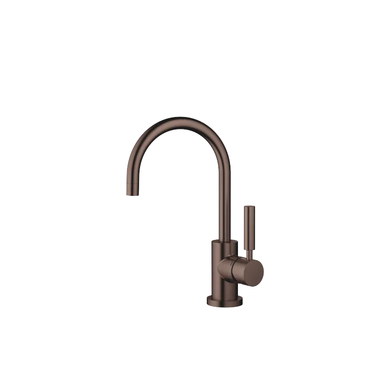 TARA Single-lever basin mixer with pop-up waste - Brushed Dark Bronze (PVD) - 33 513 882-43