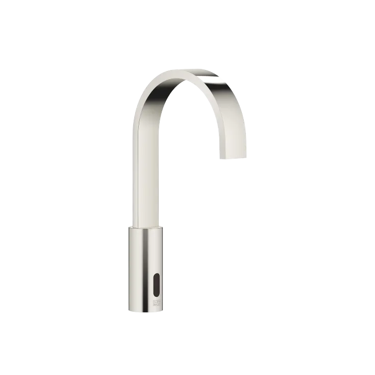 MEM Washstand fitting with electronic opening and closing function without pop-up waste - Platinum - 44 521 782-08