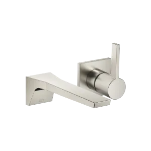 CL.1 Wall-mounted single-lever basin mixer without pop-up waste - Brushed Platinum - 36 860 705-06