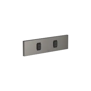 WATER FAN horizontal UP-Seitenbrause - Dark Platinum gebürstet - 36 512 979-99
