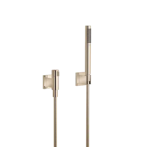 Hand shower set with individual rosettes with volume control - Champagne (22kt Gold) - 27 809 985-47 0050