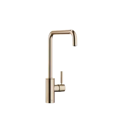 META SQUARE Einhebelmischer für Spül-/ Profibrause - Champagne gebürstet (22kt Gold) - 33 826 861-46
