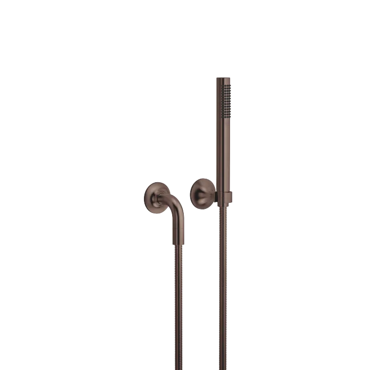 VAIA Hand shower set with individual flanges - Brushed Dark Bronze (PVD) - 27 808 809-43 0010