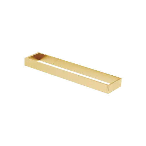 Towel bar in two parts non-swivel - Brushed Durabrass (23kt Gold) - 83 210 780-28