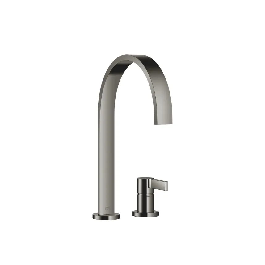MEM Dark Chrome Kitchen faucets Twohole mixer with individual flanges