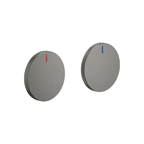 CYO Handle insert set red & blue - Brushed Dark Platinum - 11 284 811-99