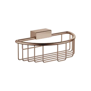 Shower basket for wall mounting - Brushed Bronze - 83 290 970-42