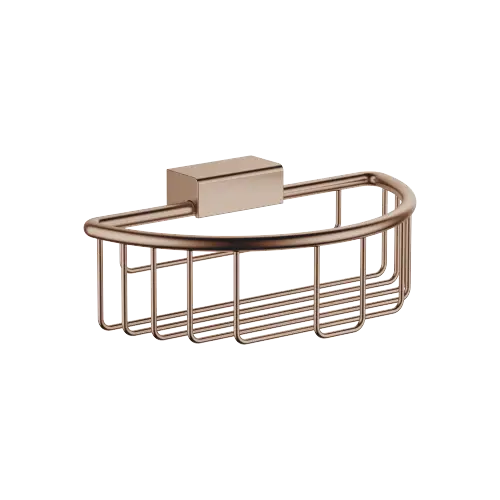 Shower basket for wall mounting - Brushed Bronze (PVD) - 83 290 970-42