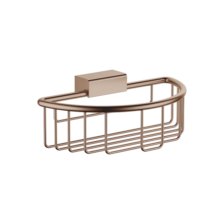 Shower basket for wall mounting - Brushed Bronze - 83 290 970-42