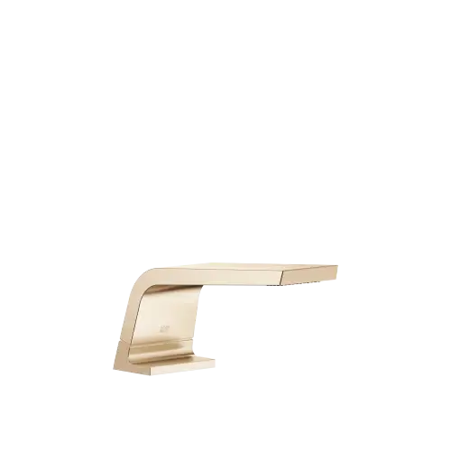 CL.1 Bath spout without diverter for deck mounting - Brushed Champagne (22kt Gold) - 13 612 705-46