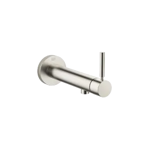 META Wall-mounted single-lever basin mixer without pop-up waste - Brushed Platinum - 36 804 661-06 0010