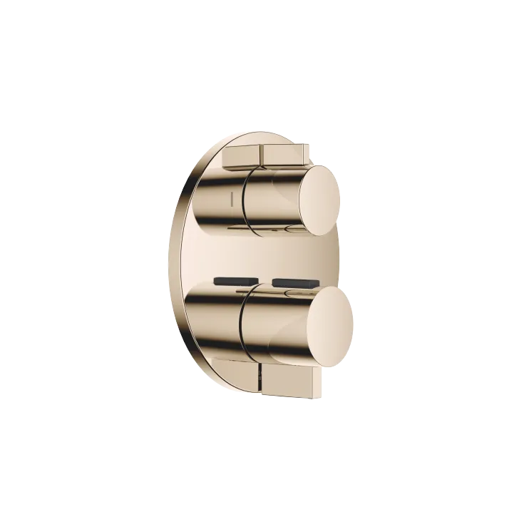 Concealed thermostat with two-way diverter - Light gold - 36 426 970-26 0010