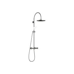 VAIA Showerpipe with shower thermostat without hand shower 300 mm - Dark Chrome - 34 465 809-19 0070
