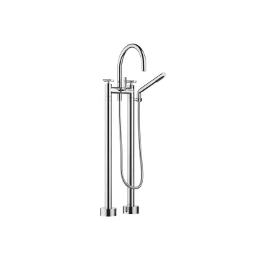 Two-hole tub mixer for freestanding installation with hand shower set - 25 943 892-00