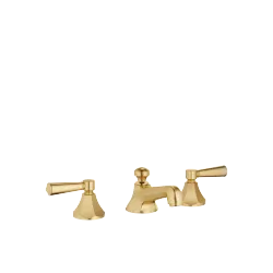 MADISON Three-hole basin mixer with pop-up waste - Brushed Durabrass (23kt Gold) - Set containing 3 articles