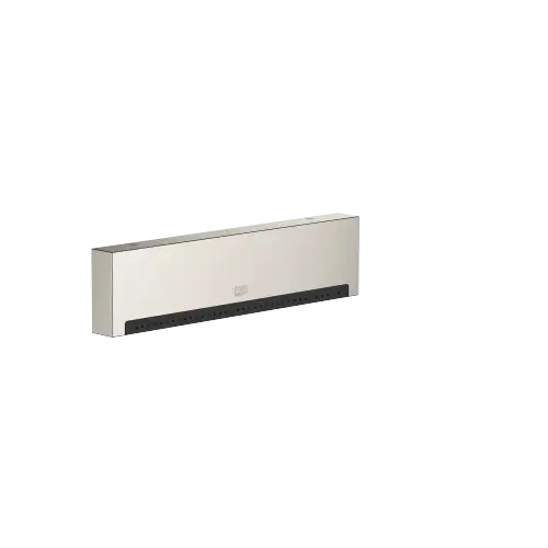 WATER FALL Cascade spout with individual jets for wall mounting - Brushed Platinum - 13 425 979-06