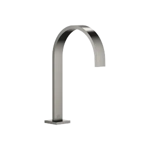 MEM Deck-mounted basin spout without pop-up waste - Brushed Dark Platinum - 13 716 782-99