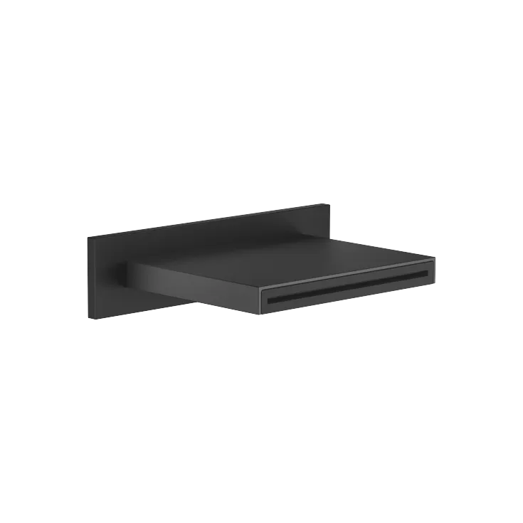 WATER SHEET Cascade spout for wall mounting - Matte Black - 13 415 979-33