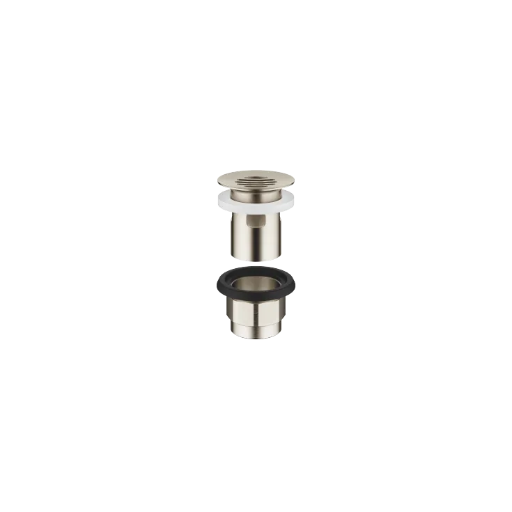 Grated waste 1 1/4" - Brushed Platinum - 10 105 970-06