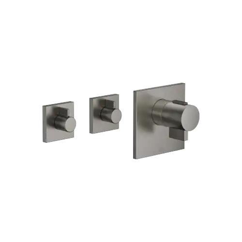 SYMETRICS xTOOL Thermostat module - Brushed Dark Platinum - Set containing 3 articles