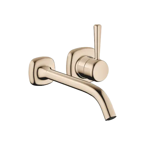 COYA Wall-mounted single-lever basin mixer without pop-up waste - Champagne (22kt Gold) - 36 861 404-47