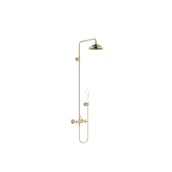 MADISON Shower Pipe mit Brausebatterie ohne Handbrause - Messing (23kt Gold) - 26 632 360-09