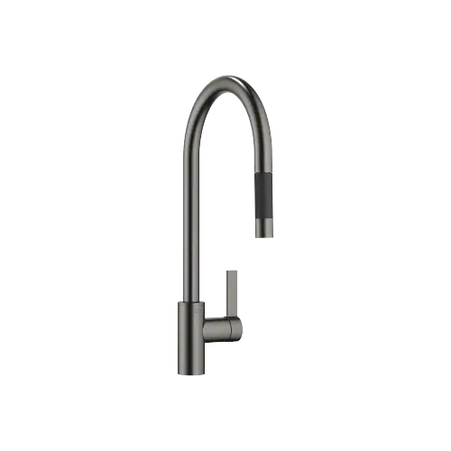TARA ULTRA Single-lever mixer pull-down with spray function - Brushed Dark Platinum - 33 870 875-99 0010