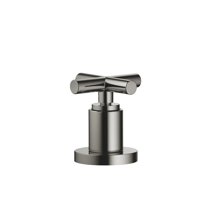TARA Two-way diverter for bath rim or tile edge installation - Dark Chrome - 29 140 892-19