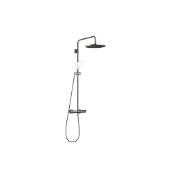 Showerpipe with shower thermostat without hand shower 300 mm - Dark Chrome - 34 465 979-19 0050