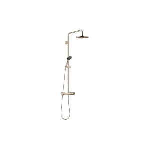 Showerpipe with shower thermostat - Champagne (22kt Gold) - Set containing 1 articles