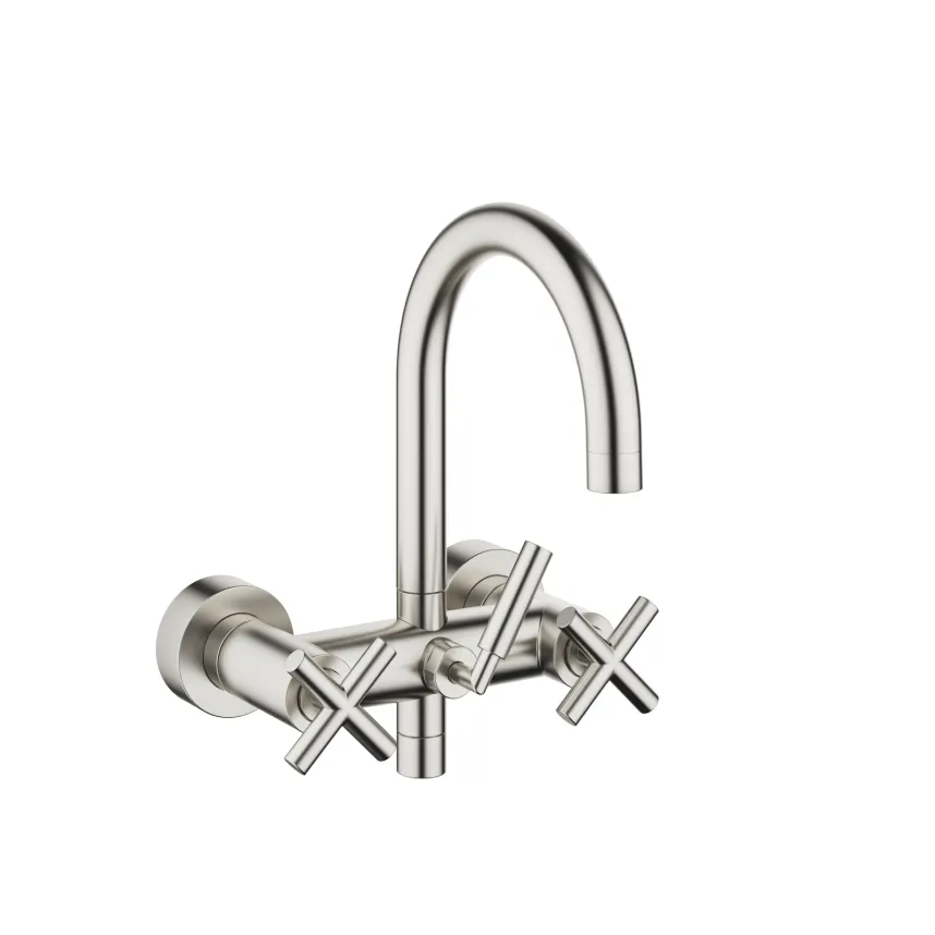 TARA Brushed Platinum Tub faucets Tub mixer for wallmounted installation