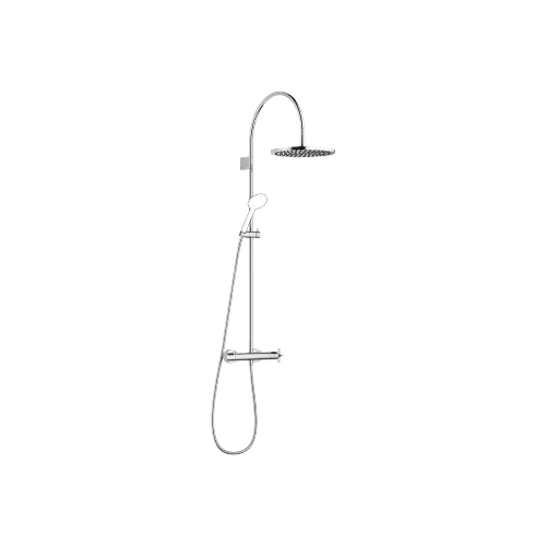 VAIA Showerpipe with shower thermostat without hand shower 300 mm - Chrome - 34 465 809-00 0070