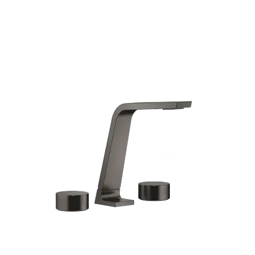 CL.1 Three-hole lavatory mixer without drain - Brushed Dark Platinum - Set containing 3 articles