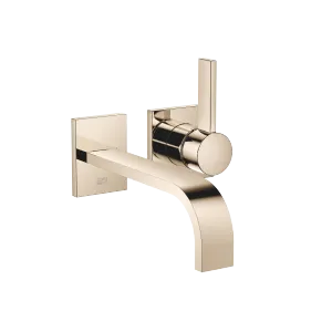 MEM Wall-mounted single-lever basin mixer without pop-up waste - Champagne (22kt Gold) - 36 861 782-47 0010