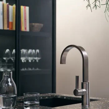 Dornbracht mem design series inspiration kitchen kitchen faucet brushed platinum