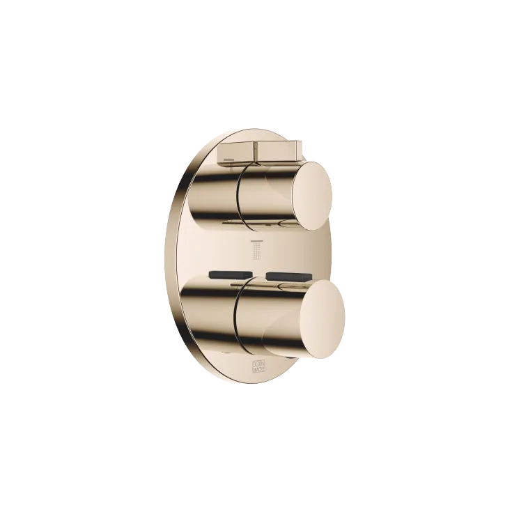 Concealed thermostat with three function volume control - Light Gold - 36 427 970-26