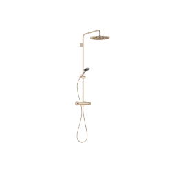 Showerpipe con termostato de ducha - Oro claro cepillado - Set que contiene 2 artículos