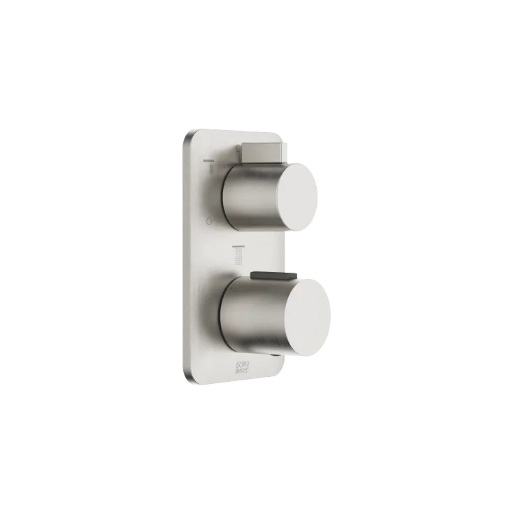 LISSÉ UP-Thermostat mit Dreiwege-Mengenregulierung - Platin gebürstet - 36 427 845-06