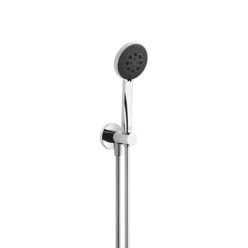 Garniture de douche avec support de douche intégré FlowReduce - Chrome - 27 813 660-00 0010
