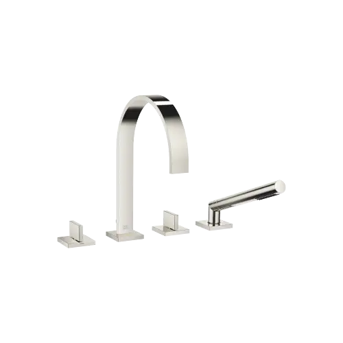 MEM Bath shower set for bath rim or tile edge installation - Platinum - 27 532 782-08