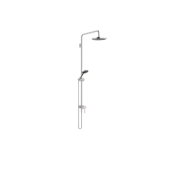 Showerpipe with single-lever shower mixer - Platinum - Set containing 2 articles