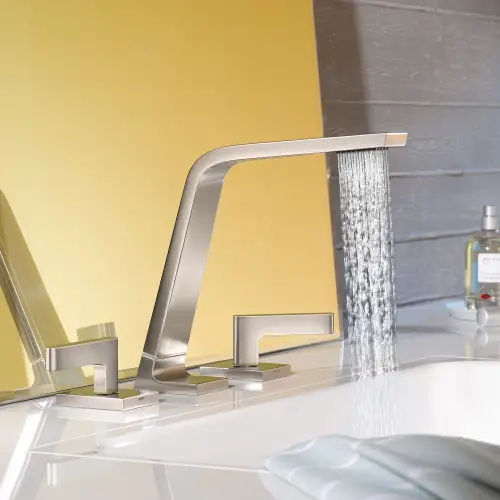 CL.1 Deck-mounted basin spout without pop-up waste - Chrome - 13 715 705-00